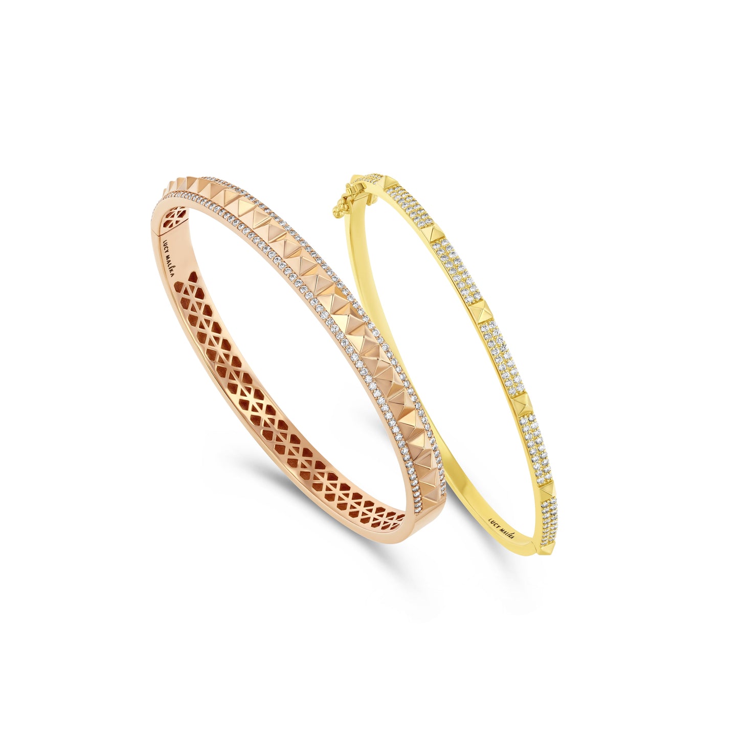 LUCY MALIKA DIAMOND BANGLE BRACELET