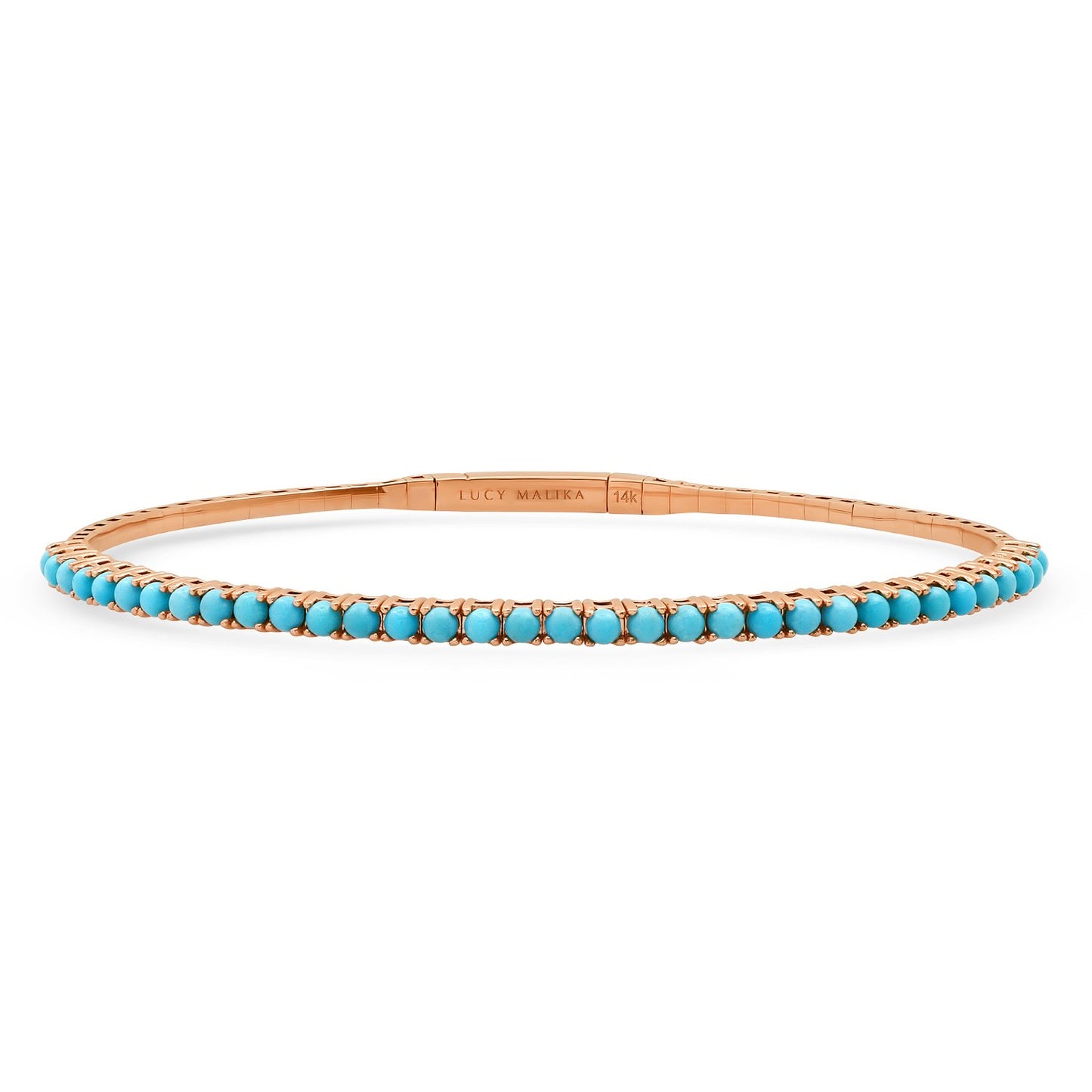 LUCY MALIKA TURQUOISE BANGLE BRACELET