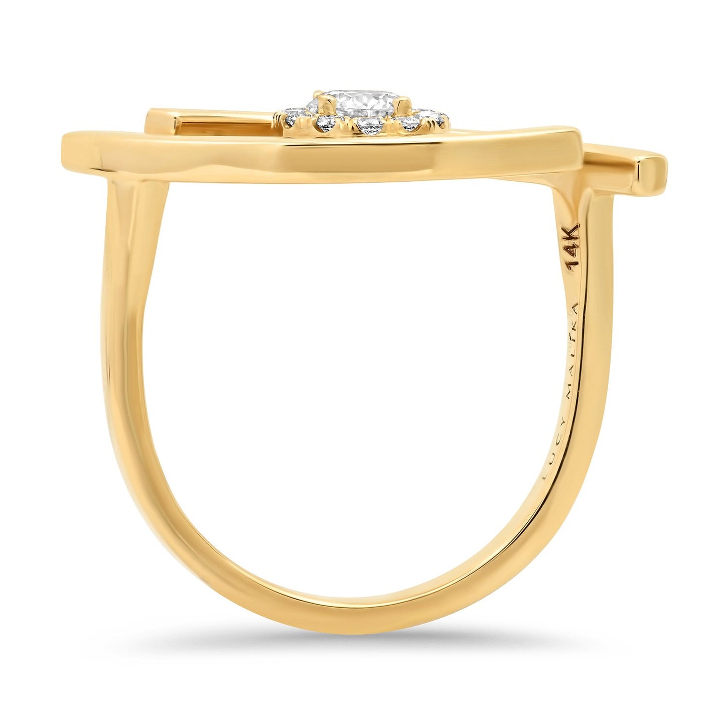 LUCY MALIKA EVIL EYE DIAMOND RING