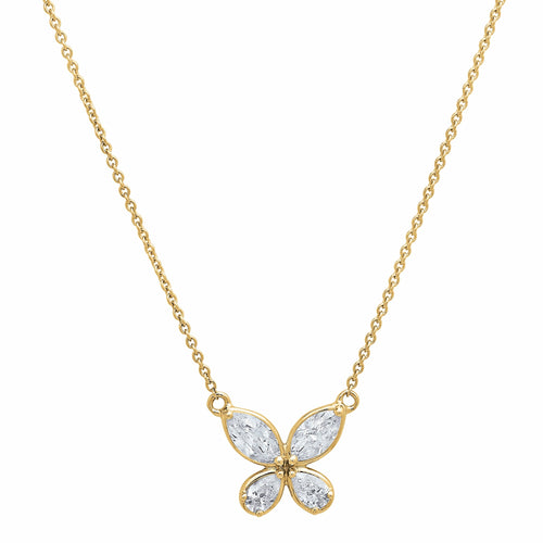 LUCY MALIKA FARFALLA DIAMOND NECKLACE