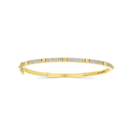 LUCY MALIKA DIAMOND BANGLE BRACELET