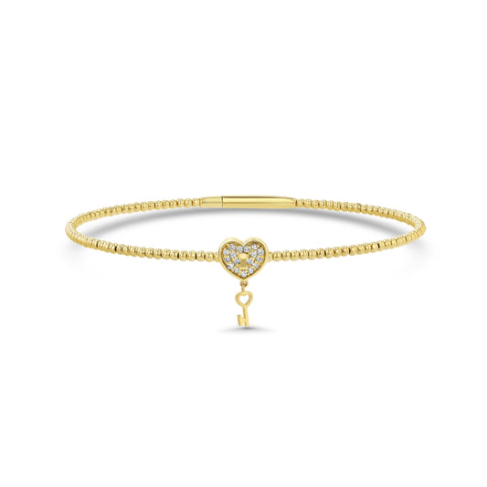 LUCY MALIKA DIAMOND BANGLE BRACELET