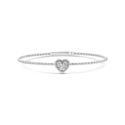 LUCY MALIKA DIAMOND BANGLE BRACELET