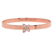 Load image into Gallery viewer, LUCY MALIKA FARFALLA DIAMOND BANGLE