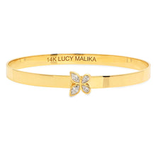 Load image into Gallery viewer, LUCY MALIKA FARFALLA DIAMOND BANGLE