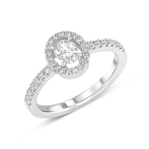 LUCY BRIDAL OVAL AUREOLA RING