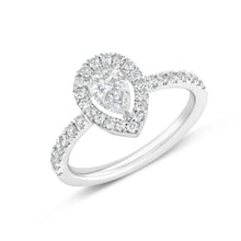 Load image into Gallery viewer, LUCY BRIDAL PEAR AUREOLA RING