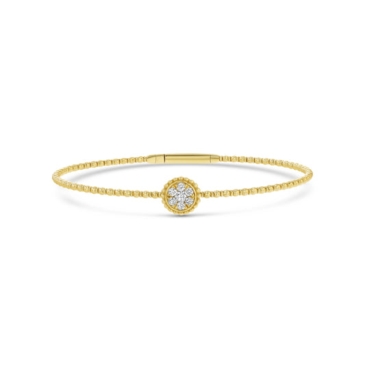 LUCY MALIKA DIAMOND BANGLE BRACELET