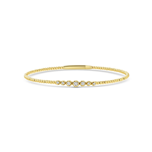 LUCY MALIKA DIAMOND BANGLE BRACELET