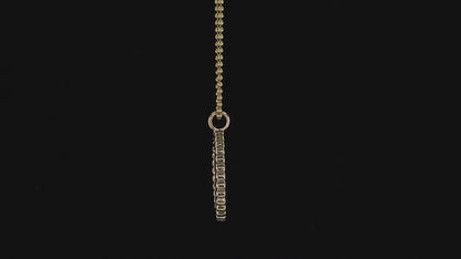 LUCY MALIKA ROYAL DISC " حُبّ" NECKLACE