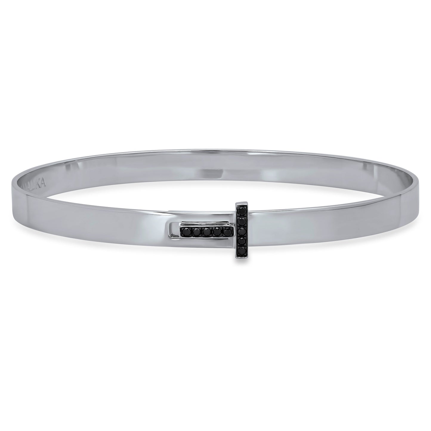 LUCY MALIKA PERSONALIZED INITIAL BANGLE BRACELET