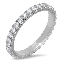 Load image into Gallery viewer, LUCY MALIKA MILLGRAIN ETERNITY RING