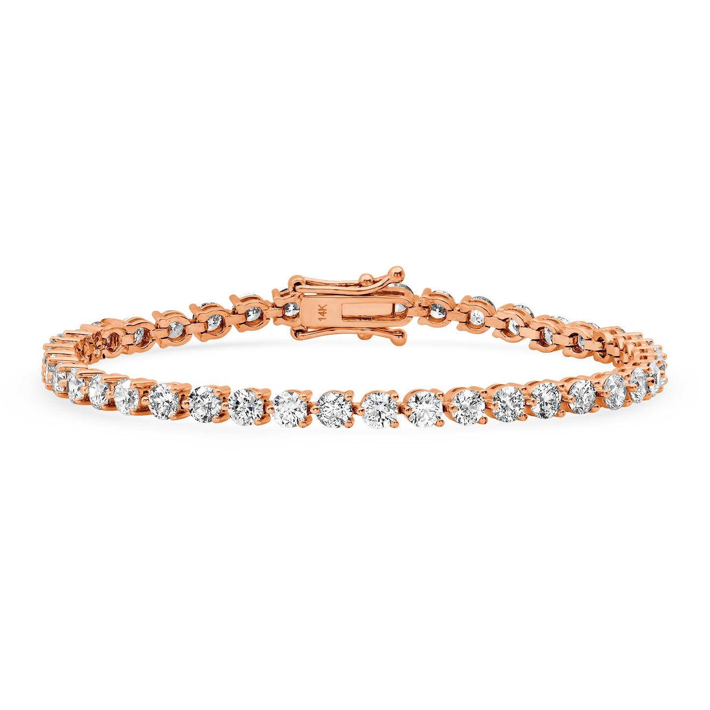 LUCY MALIKA 3 PRONG DIAMOND TENNIS BRACELET