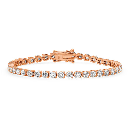 LUCY MALIKA 3 PRONG DIAMOND TENNIS BRACELET