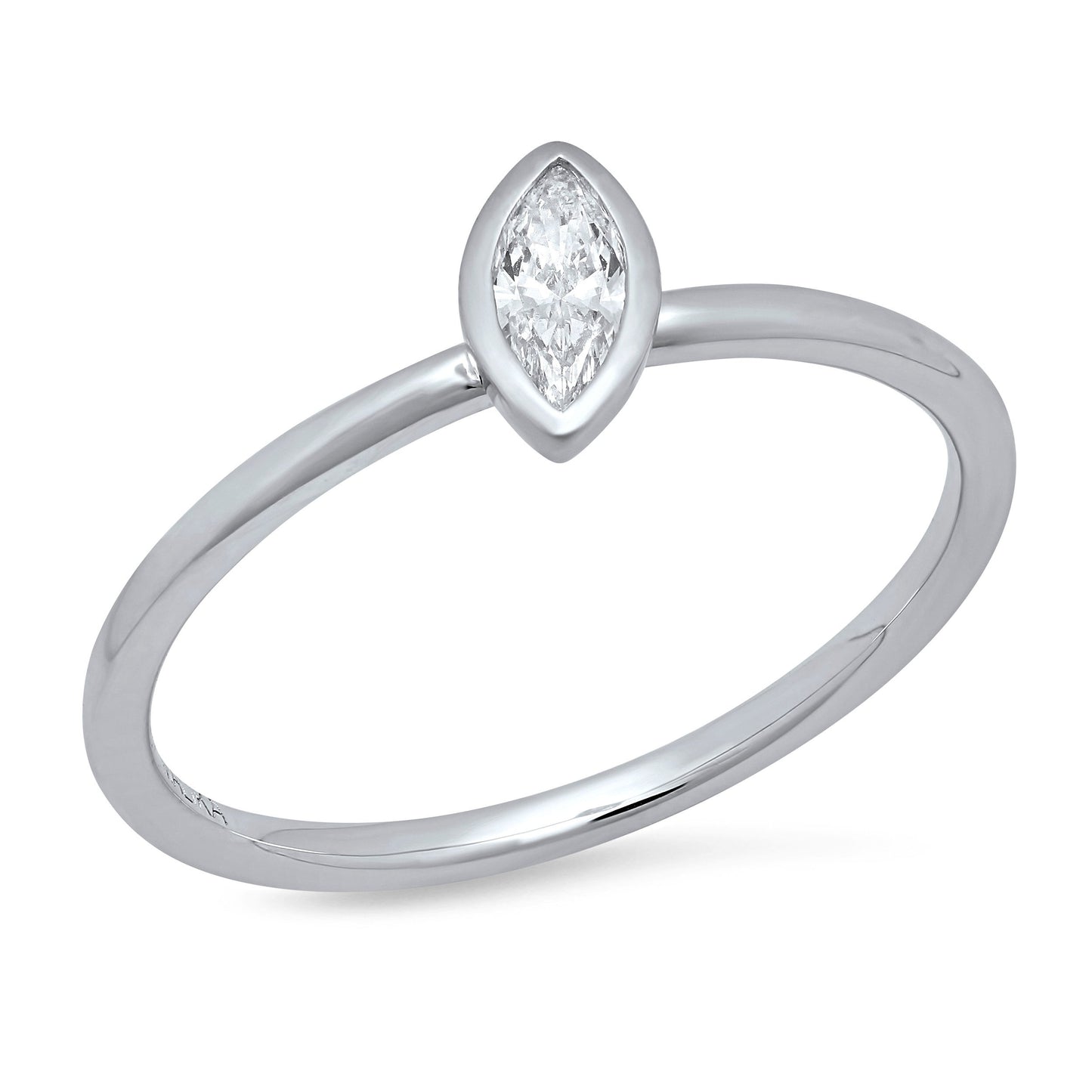 LUCY BRIDAL NAVETTE MARQUISE STACKER