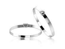Load image into Gallery viewer, LUCY MALIKA PERSONALIZED INITIAL BANGLE BRACELET