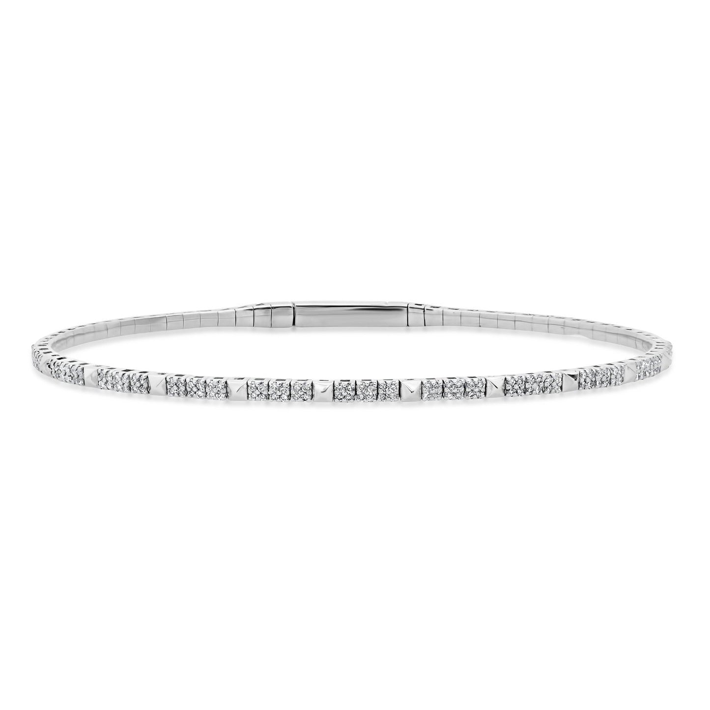 LUCY MALIKA DIAMOND BANGLE BRACELET
