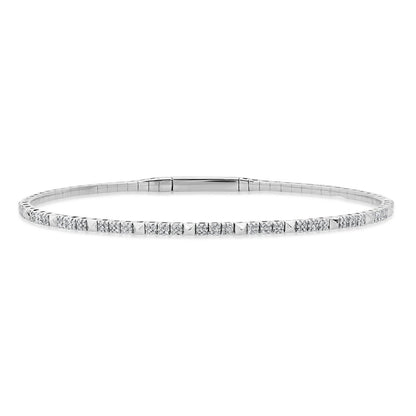 LUCY MALIKA DIAMOND BANGLE BRACELET