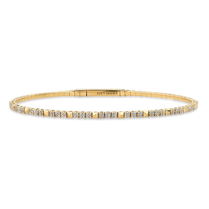 LUCY MALIKA DIAMOND BANGLE BRACELET