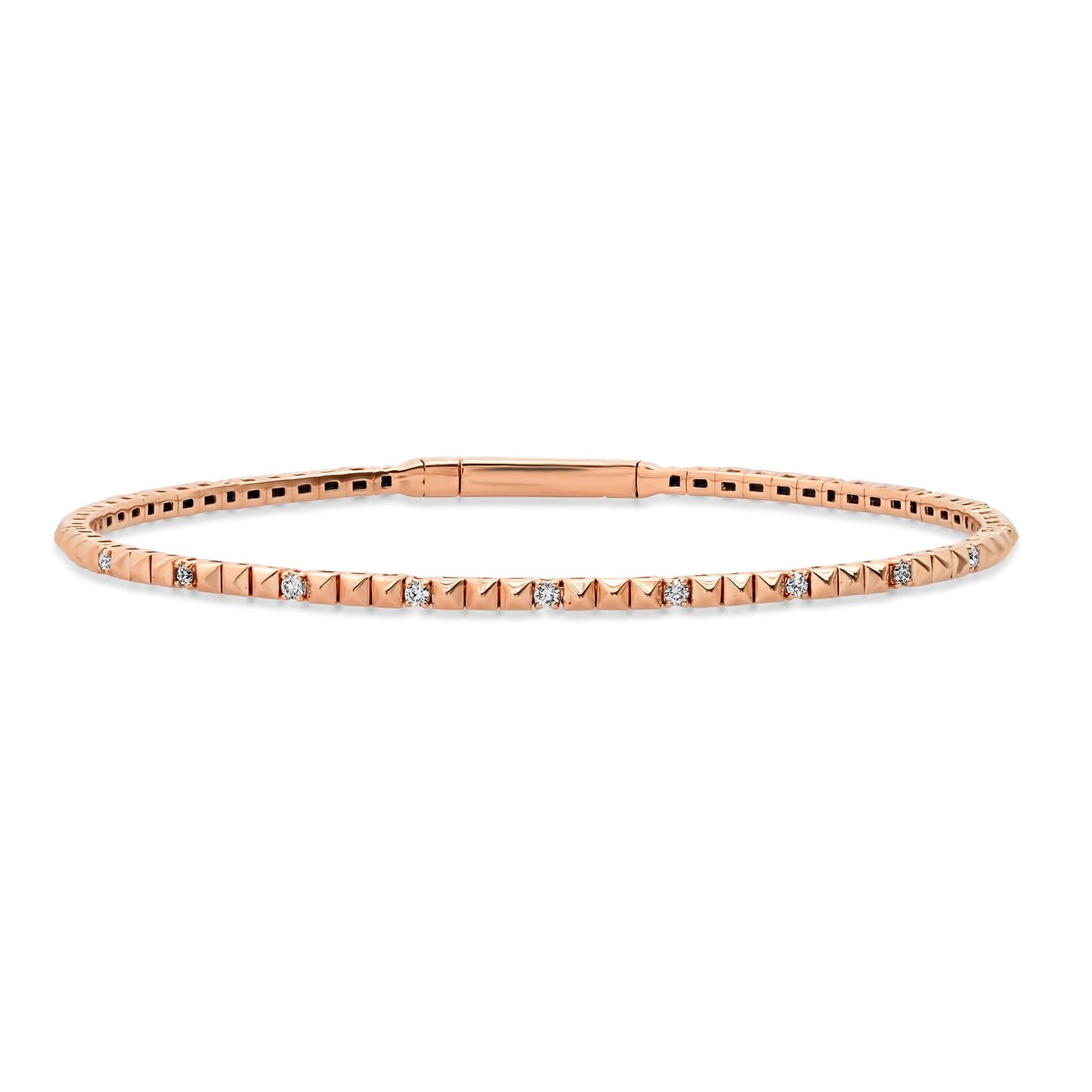 LUCY MALIKA DIAMOND BANGLE BRACELET