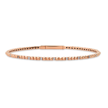 LUCY MALIKA DIAMOND BANGLE BRACELET