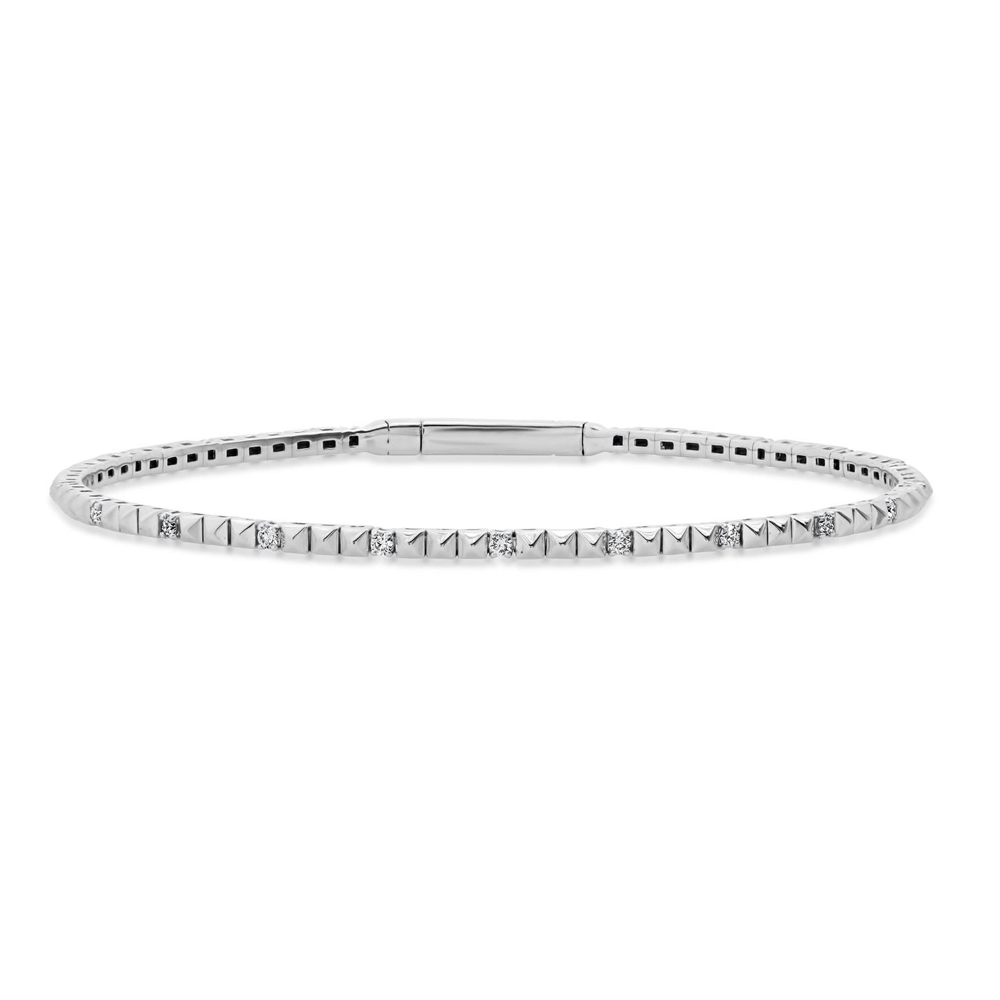 LUCY MALIKA DIAMOND BANGLE BRACELET