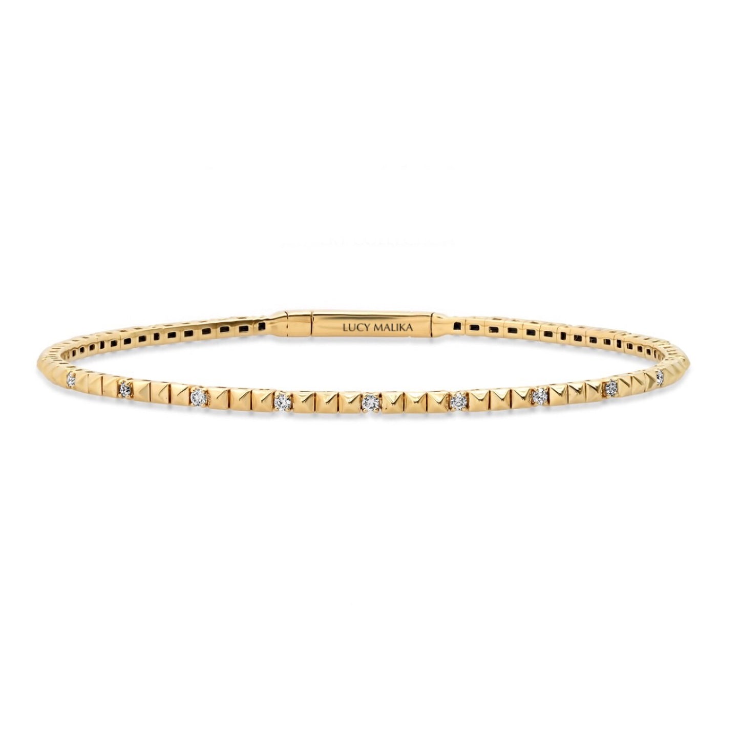 LUCY MALIKA DIAMOND BANGLE BRACELET