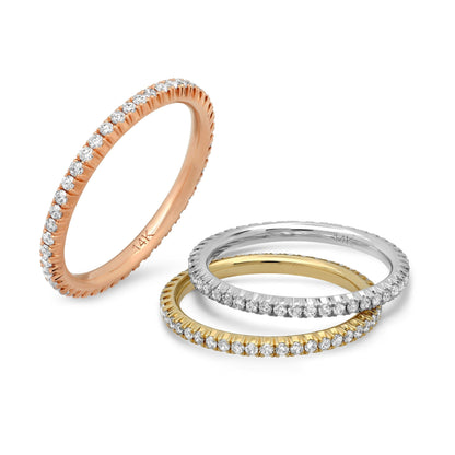 LUCY MALIKA MICRO-PAVE ETERNITY BAND