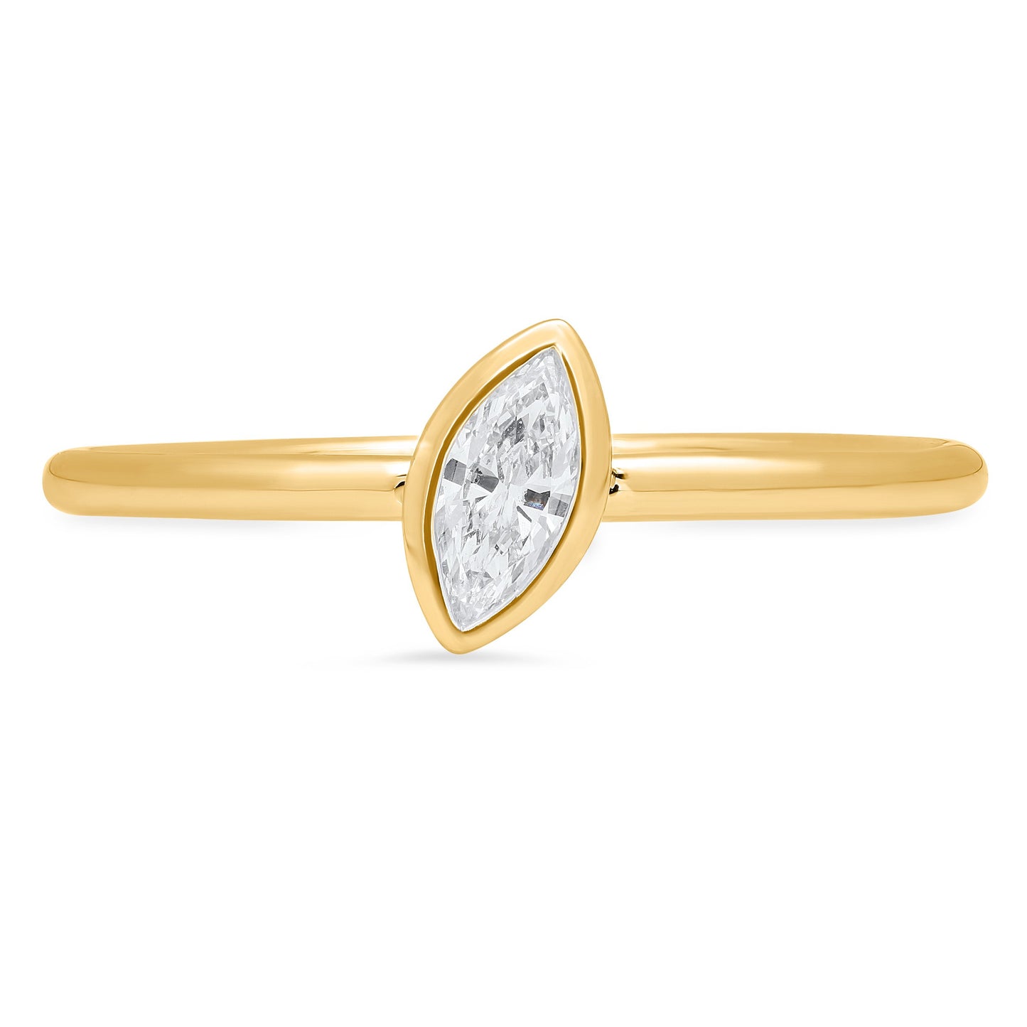 LUCY BRIDAL NAVETTE MARQUISE STACKER