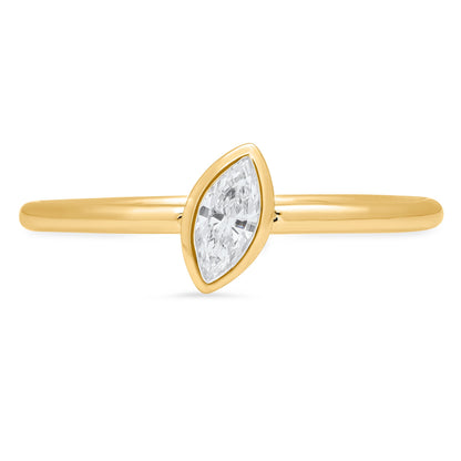 LUCY BRIDAL NAVETTE MARQUISE STACKER