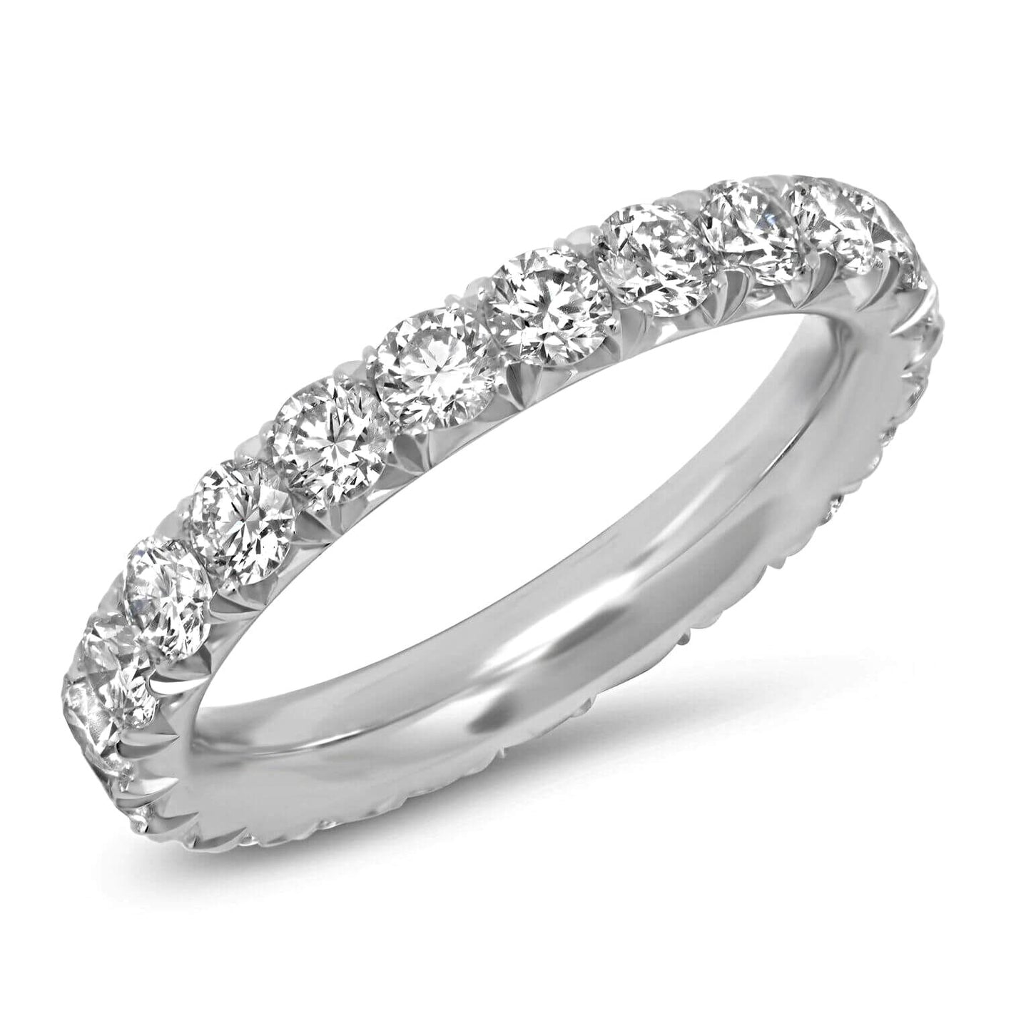 LUCY MALIKA FRENCH PAVÈ DIAMOND ETERNITY RING 1.00ctw