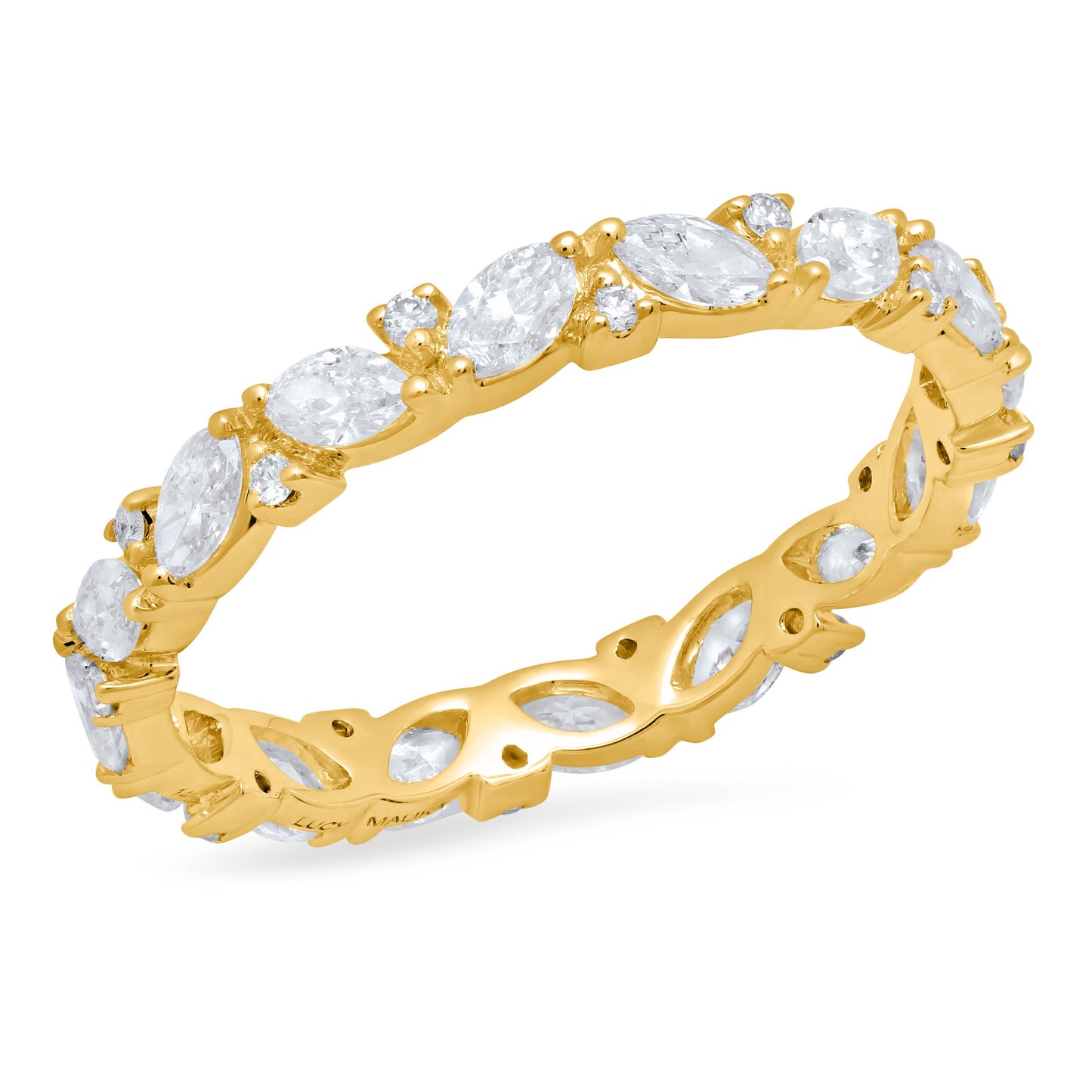 LUCY BRIDAL DANCING NAVETTE ETERNITY RING
