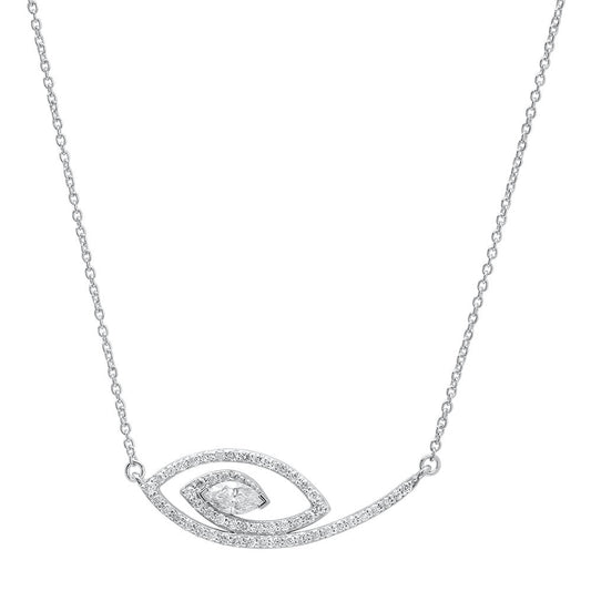 LUCY MALIKA FORTUNA DIAMOND EYE NECKLACE