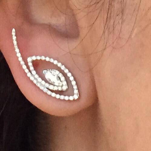 LUCY MALIKA FORTUNA DIAMOND EARRINGS