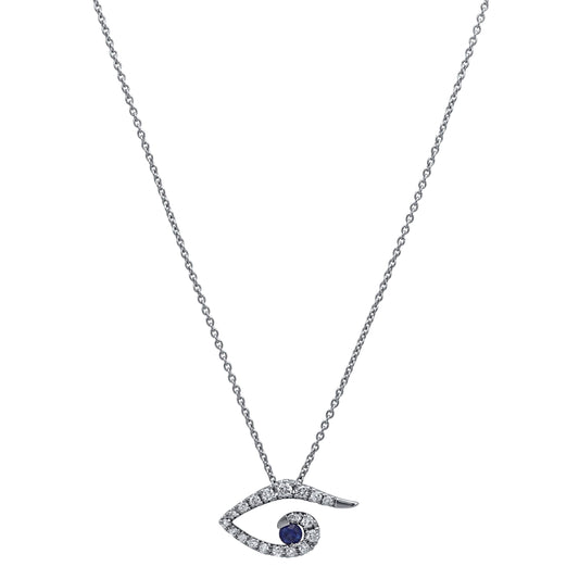 MISS MALIKA "CHARMING" EYE NECKLACE
