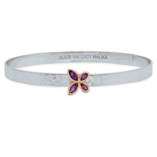 MISS MALIKA FARFALLA AMETHYST BANGLE