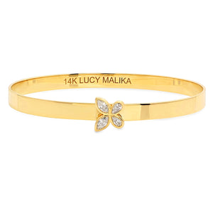 LUCY MALIKA FARFALLA DIAMOND BANGLE