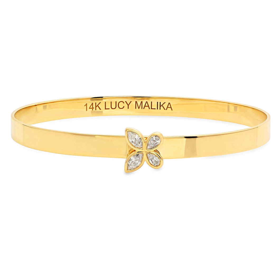 LUCY MALIKA FARFALLA DIAMOND BANGLE