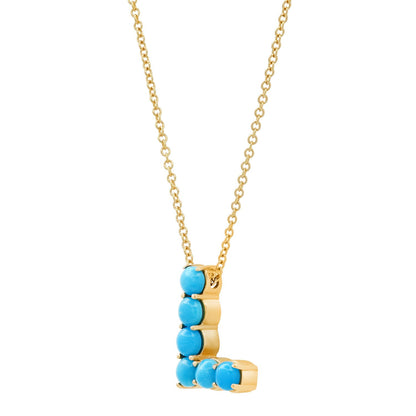 LUCY MALIKA PERSONALIZED INITIAL NECKLACE