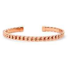 Load image into Gallery viewer, LUCY MALIKA MIAMI CUBAN LINK CUFF BRACELET