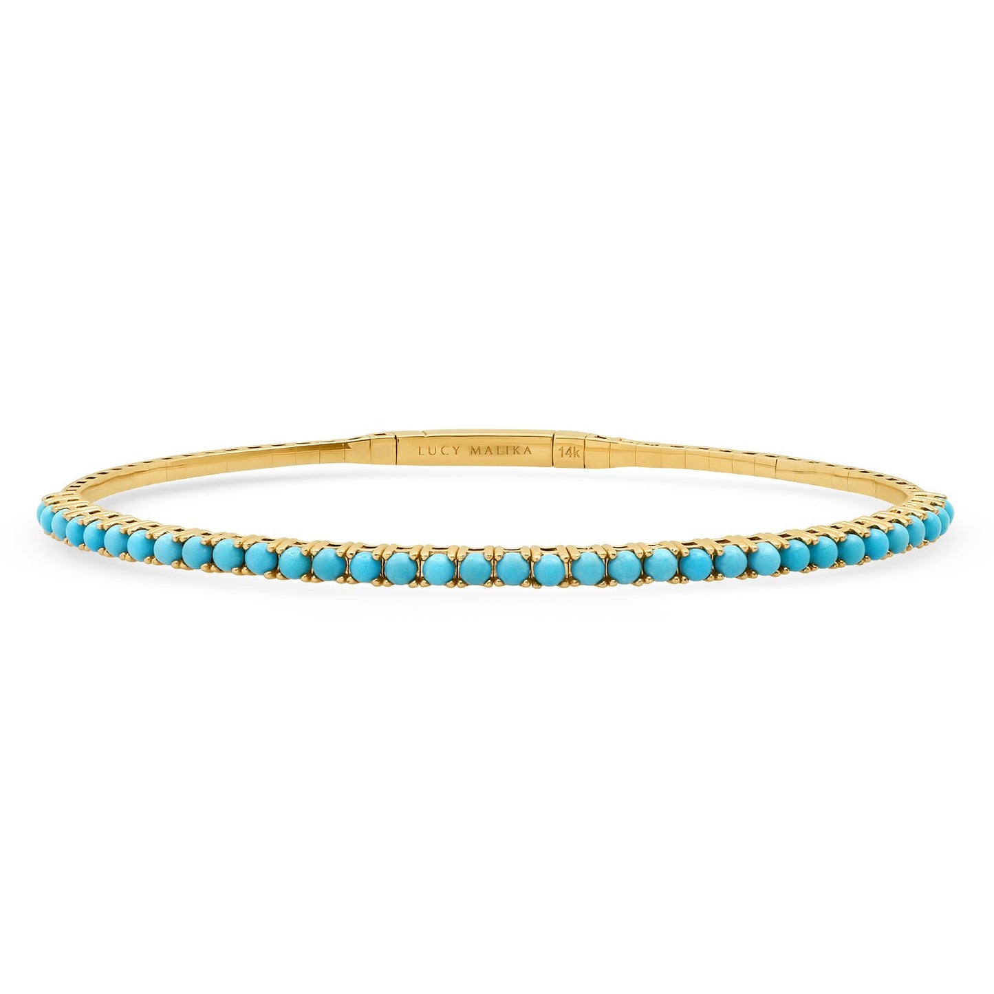 LUCY MALIKA TURQUOISE BANGLE BRACELET