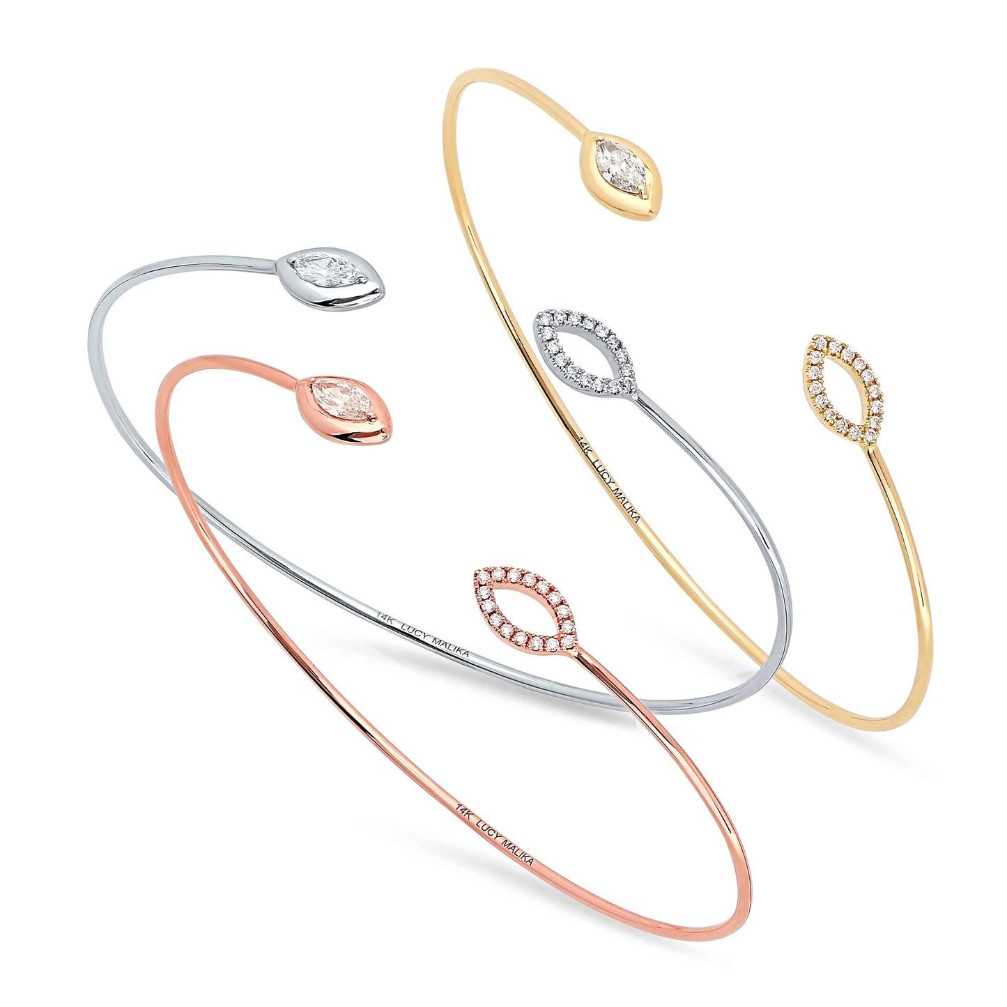 LUCY MALIKA NAVETTE SLIP-ON CUFF