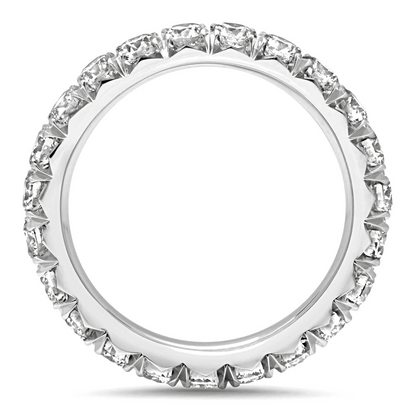 LUCY MALIKA FRENCH PAVÈ DIAMOND ETERNITY RING 1.50ctw